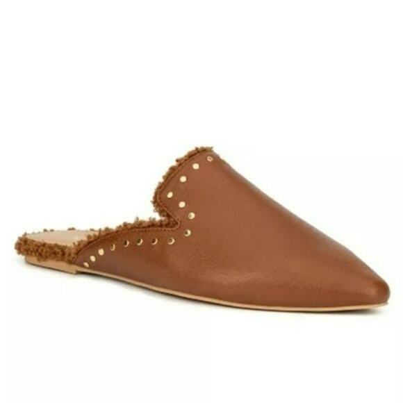 New York & Company Shoes - New York and Company Sloane Mules Cognac -8